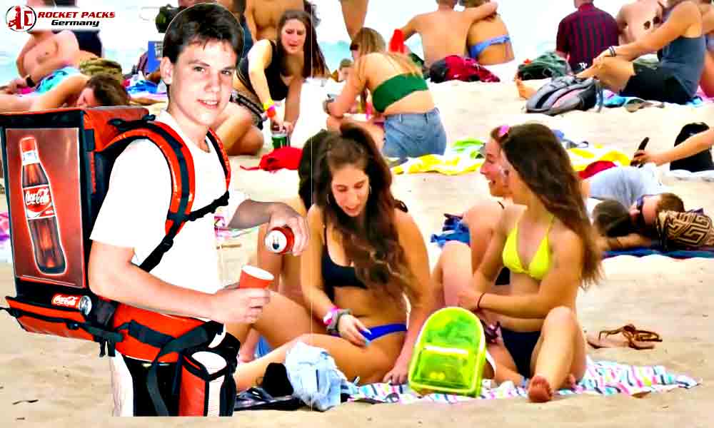 The future of coffee enjoyment with our portable dispenser backpack at the Saudi Food Expo's Coffee Festival! ☕